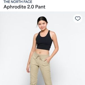 North Face Women's Drawstring Lightweight Khaki Pants